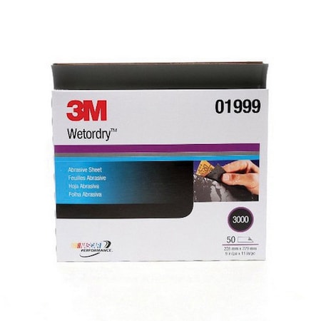 3M Abrasive Sheet 3000, 50PK 7000045545